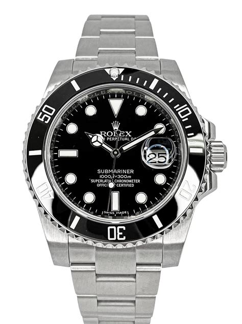 rolex submariner date black dial.